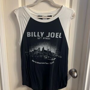 Billy Joel replica North American 1979 concert tour tee